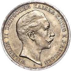 3 марки 1908 года Германия (Пруссия) — Фото №1