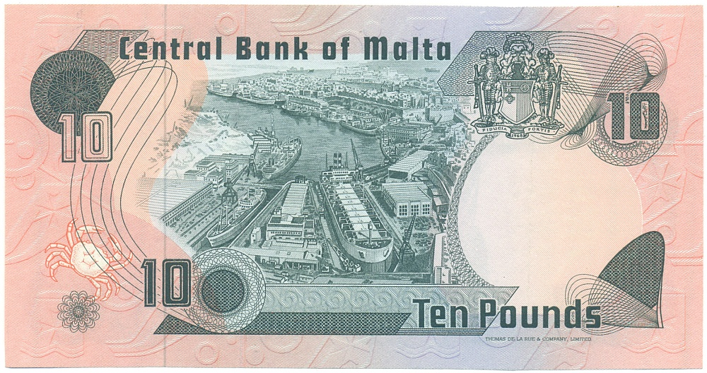 10 лир 1982 года Мальта — Фото №2