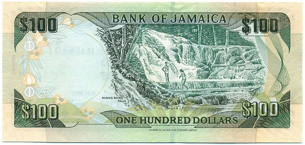 100 долларов 2009 года Ямайка — Фото №2