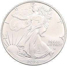 1 доллар 2024 года США «Шагающая Свобода» — Фото №1