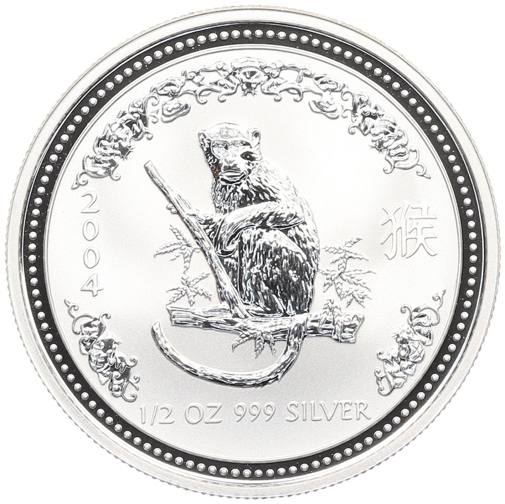 50 центов 2004 года Австралия «Китайский гороскоп — Год обезьяны» — Фото №1