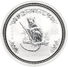 50 центов 2004 года Австралия «Китайский гороскоп — Год обезьяны» — Фото №1