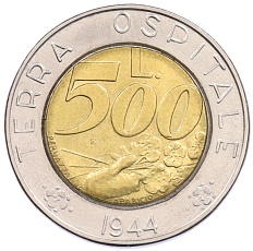 500 лир 1991 года Сан-Марино — Фото №1