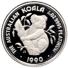 5 долларов 1990 года Австралия «Австралийская коала» — Фото №1