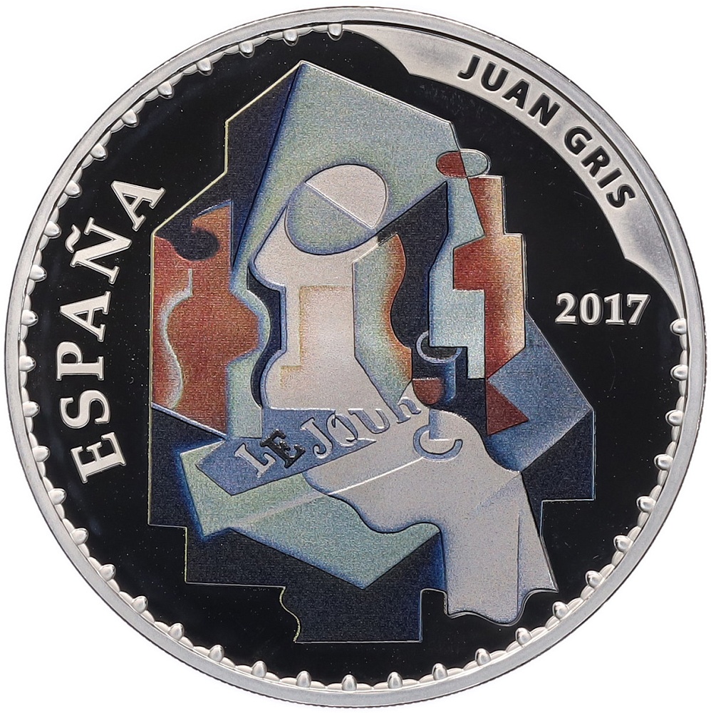 10 евро 2017 года Испания «Сокровища испанских музеев — Хуан Грис» — Фото №1