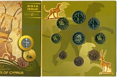 Набор из 9 евромонет 2012 года Кипр — Фото №1