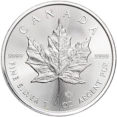5 долларов 2018 года Канада «Кленовый лист» — Фото №1