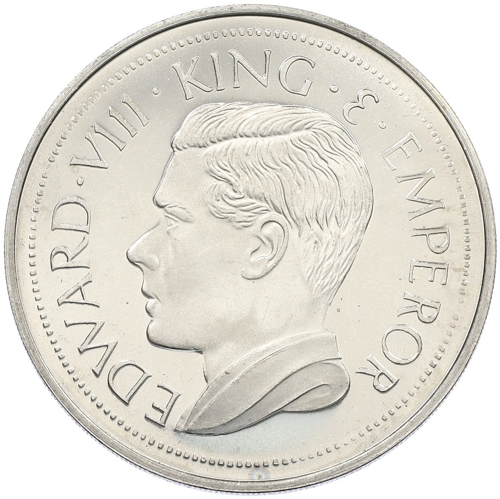 1 крона 1936 года Палестина — Эдуард VIII (Unsusual) — Фото №2