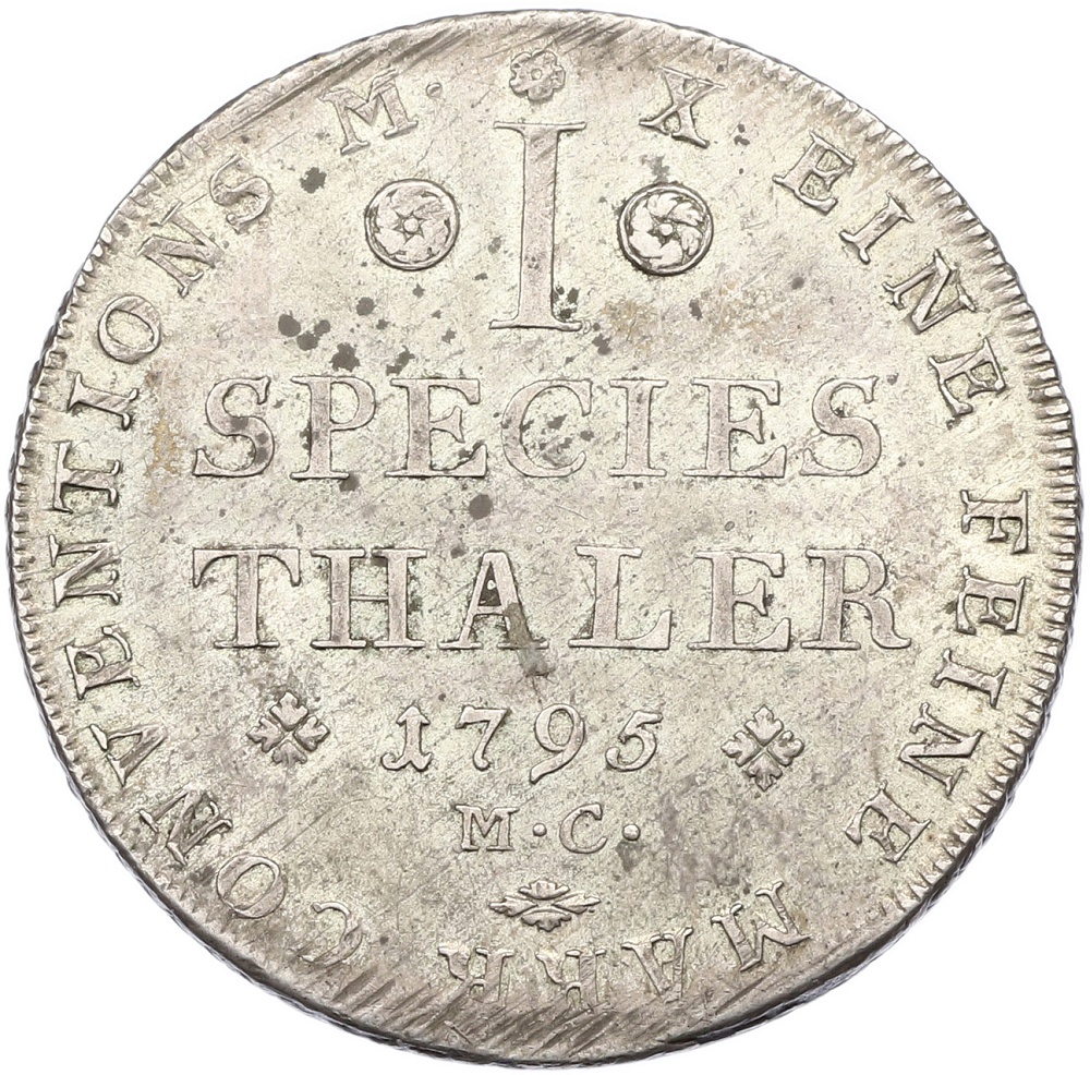 1 талер 1795 года Брауншвейг-Вольфенбюттель — Фото №1