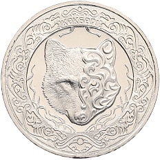 100 тенге 2018 года Казахстан «Культовые животные тотемы кочевников — Кокбори (Волк)» — Фото №1