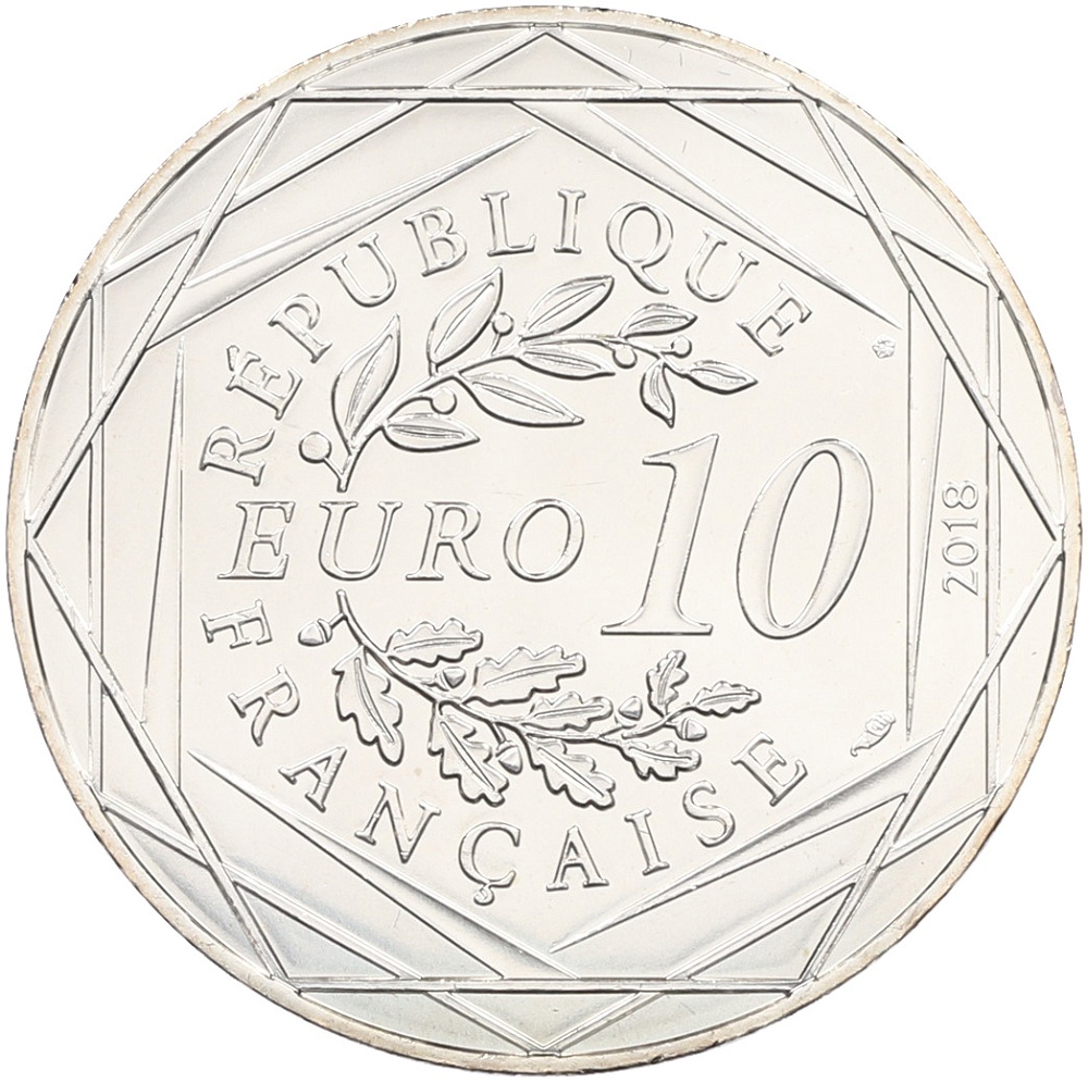10 евро 2018 года Франция «Микки Маус и Франция — Лотарингия» — Фото №2