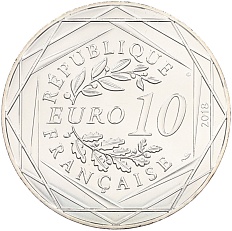 10 евро 2018 года Франция «Микки Маус и Франция — Лотарингия» — Фото №2