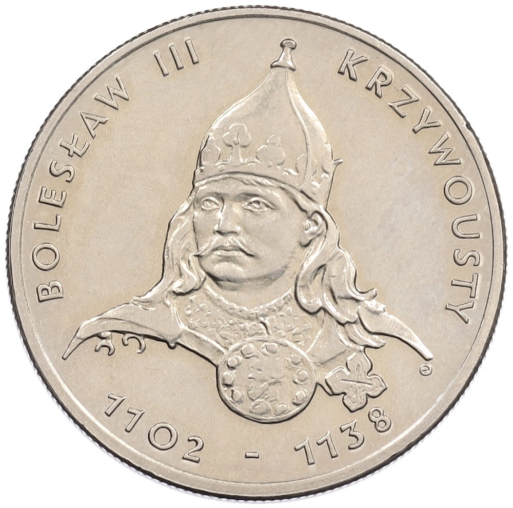 50 злотых 1982 года Польша «Польские правители — Князь Болеслав III Кривоустый» — Фото №1
