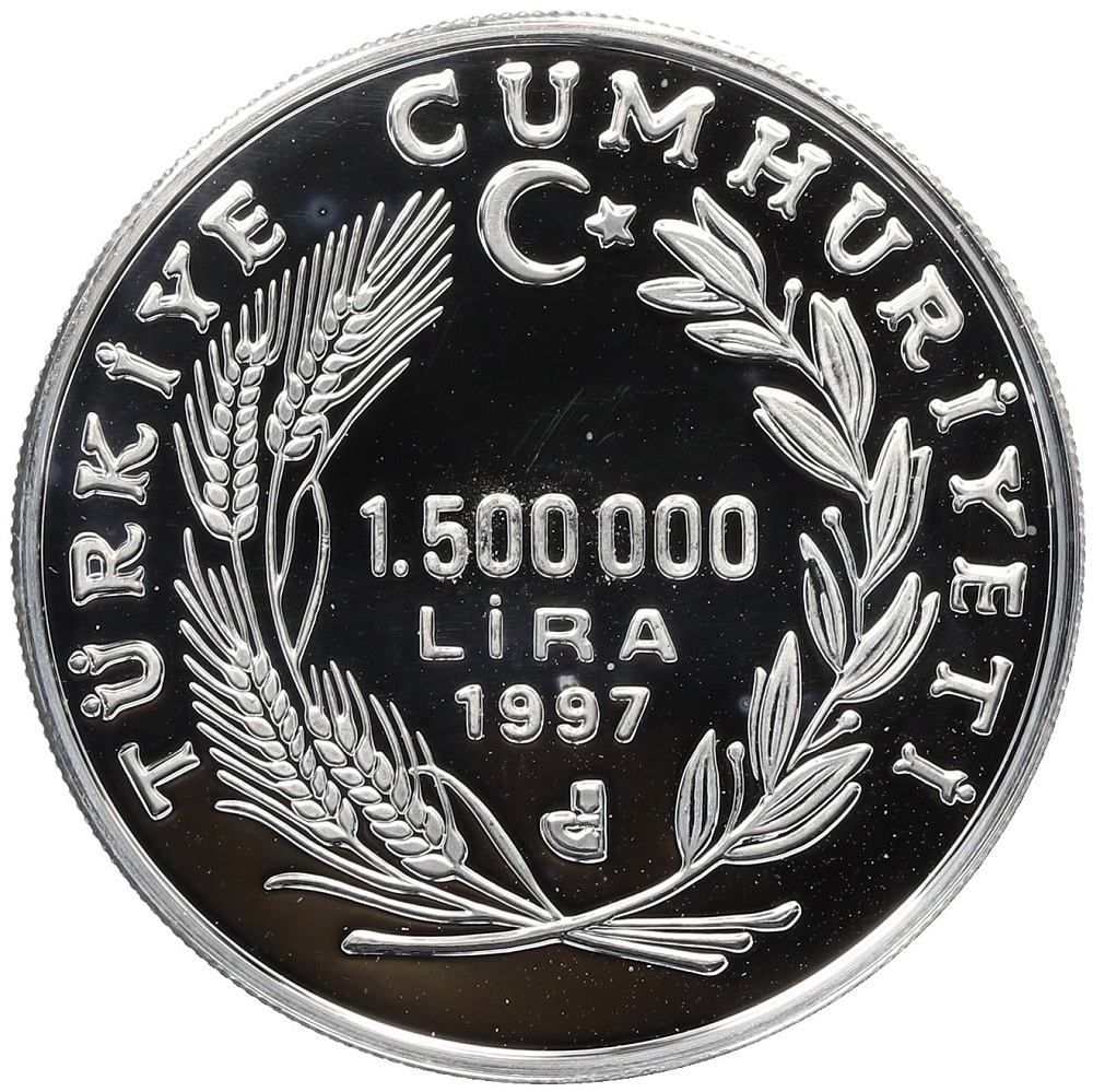 1500000 лир 1997 года Турция — Фото №2