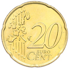20 евроцентов 2001 года Монако — Фото №2