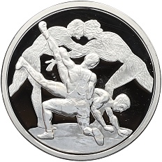 10 евро 2004 года Греция «XXVIII летние Олимпийские Игры 2004 в Афинах — Борьба» — Фото №1