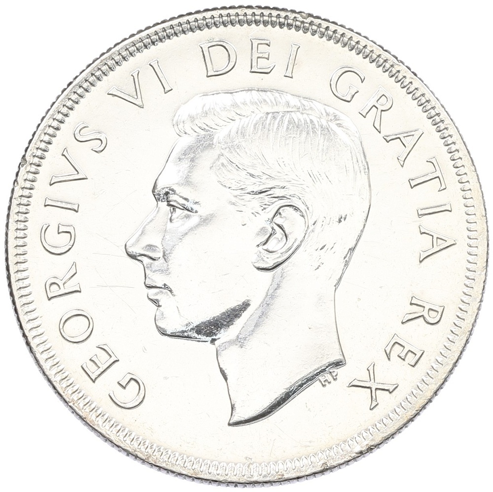 1 доллар 1949 года Канада «Вхождение Ньюфаундленда в состав Канады» — Фото №2