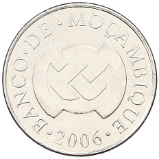 5 метикалов 2006 года Мозамбик — Фото №2