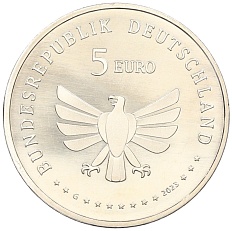 5 евро 2023 года G Германия «Чудесный мир насекомых — Махаон» — Фото №2