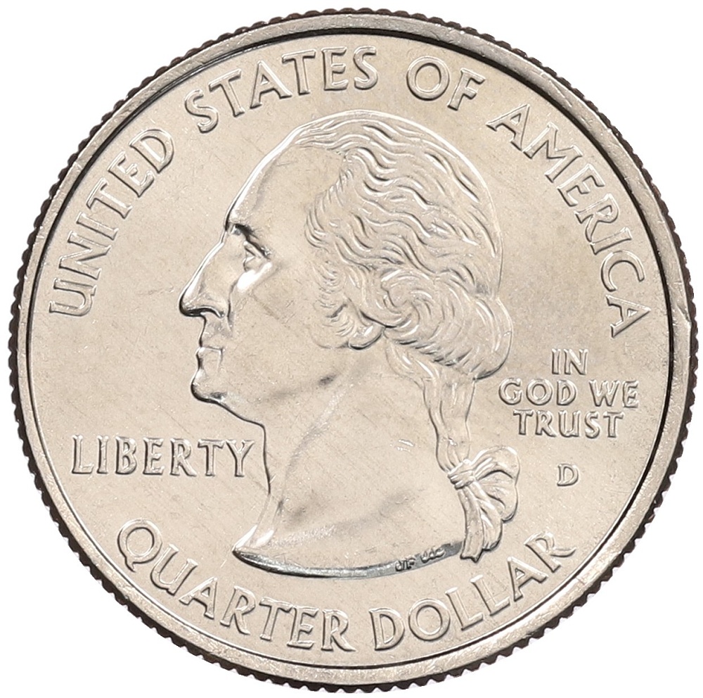 1/4 доллара (25 центов) 2004 года D США «Штаты и территории — Висконсин» — Фото №2