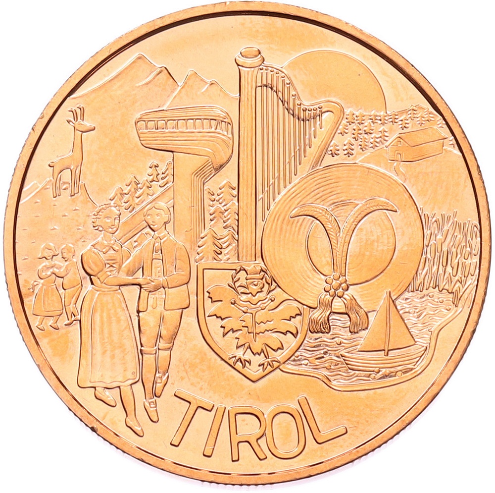 10 евро 2014 года Австрия «Земли Австрии — Тироль» — Фото №1