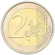 2 евро 2001 года Монако — Фото №2
