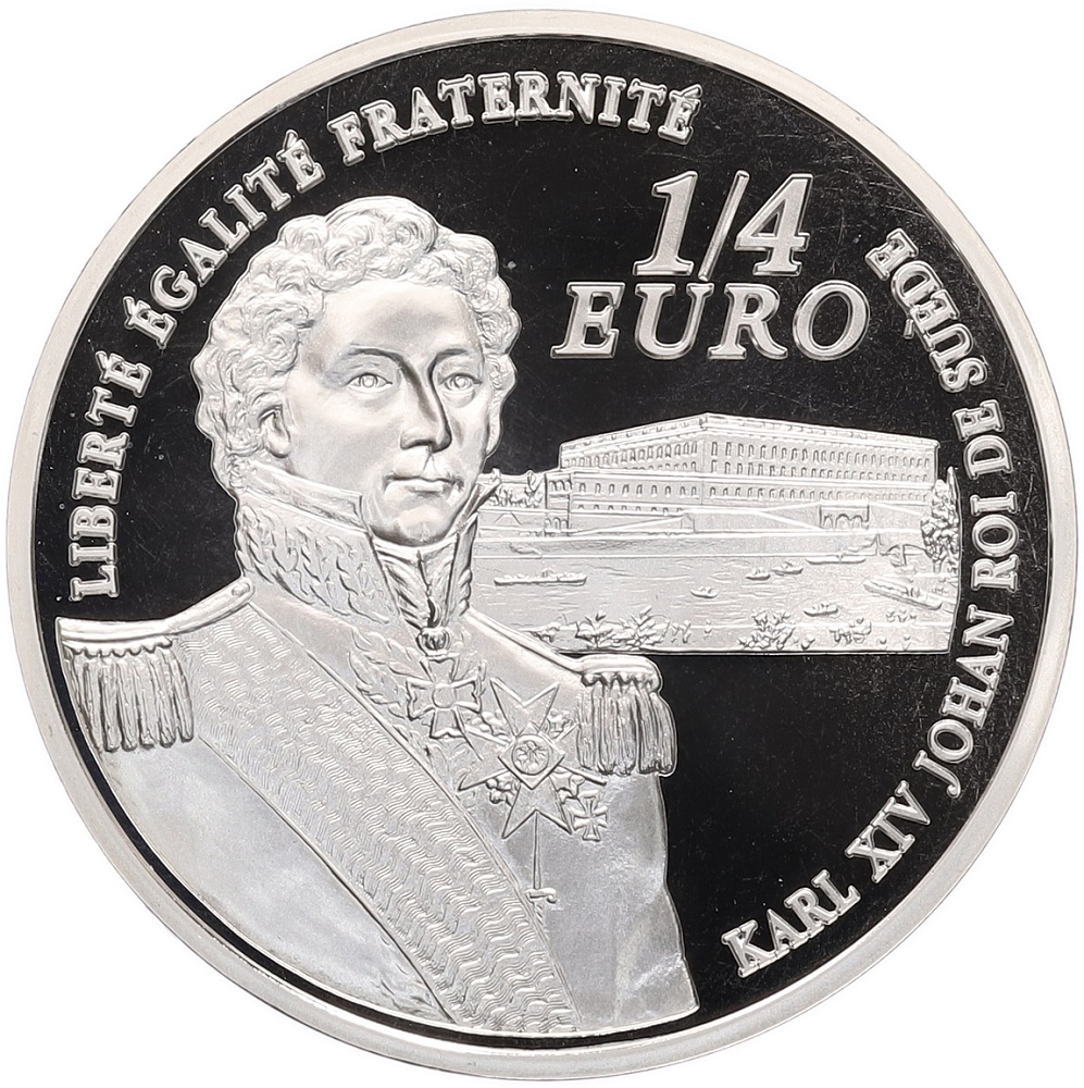 1/4 евро 2006 года Франция «Маршалл Бернадот» — Фото №2