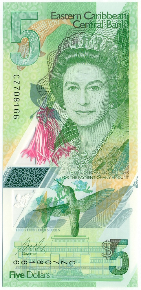 5 долларов 2021 года Восточные Карибы — Фото №1