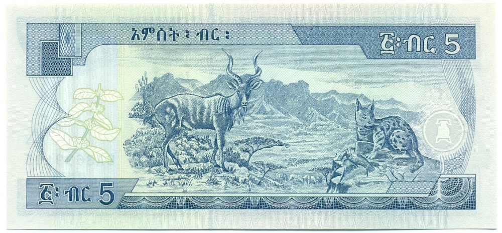 5 быр 2008 года (ЕЕ2000) Эфиопия — Фото №2