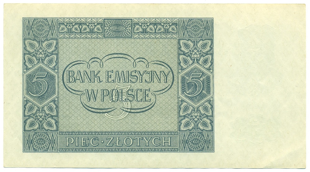 5 злотых 1941 года Польша — Фото №2