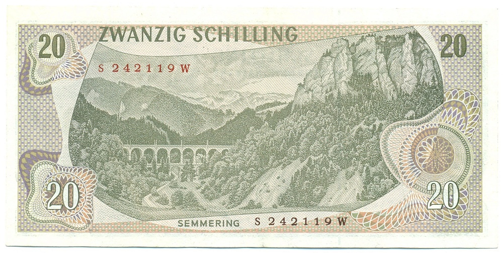 20 шиллингов 1967 года Австрия — Фото №2