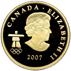 75 долларов 2007 года Канада «XXI зимние Олимпийские Игры 2010 в Ванкувере — Гуси» — Фото №2