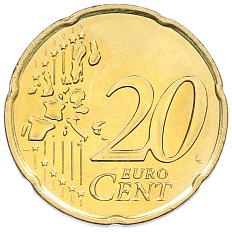 20 евроцентов 2001 года Монако — Фото №2
