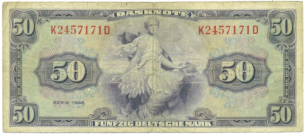 50 марок 1948 года Западная Германия (ФРГ) — Фото №1