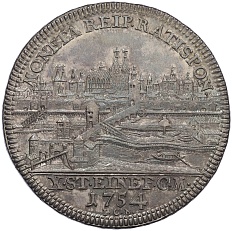 1 талер 1754 года Регенсбург — Фото №1