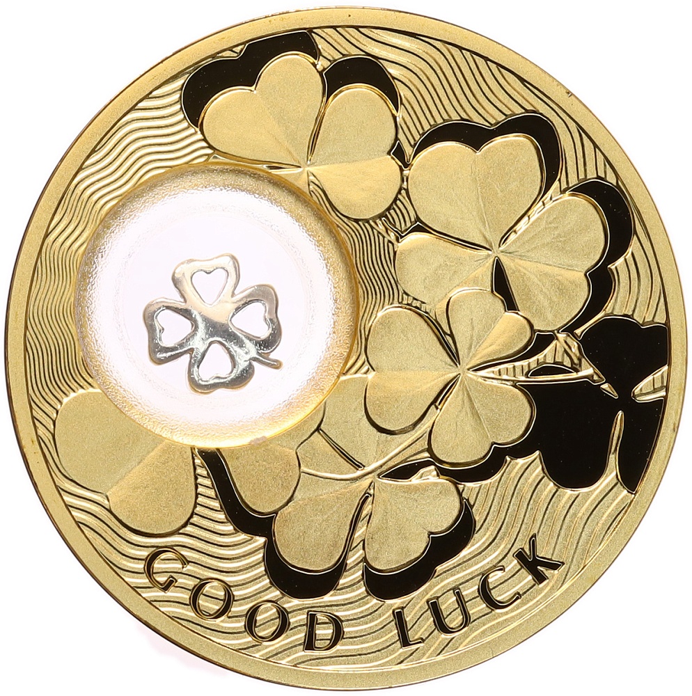 2 доллара 2013 года Ниуэ «Удачи — Четырехлистный клевер» — Фото №1