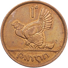 1 пенни 1942 года Ирландия — Фото №1