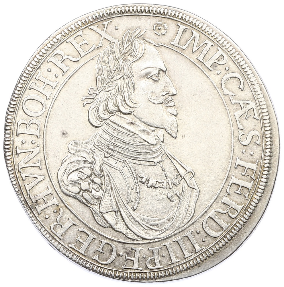 1 талер 1643 года Аугсбург — Фото №2