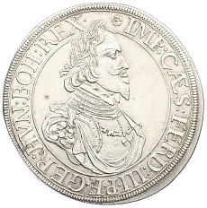 1 талер 1643 года Аугсбург — Фото №2