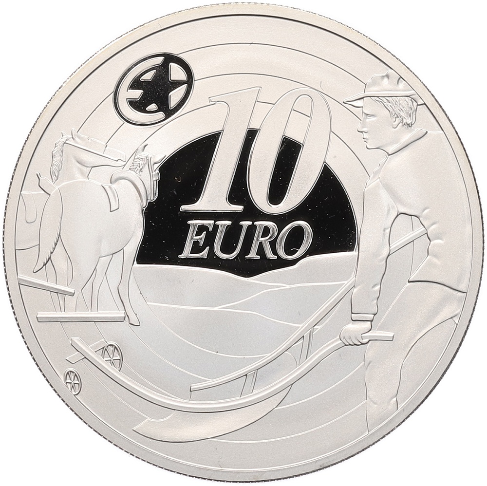10 евро 2009 года Ирландия «80 лет первым монетам Ирландии» — Фото №1