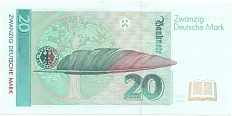 20 марок 1991 года Германия — Фото №2