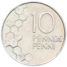 10 пенни 2000 года Финляндия — Фото №2