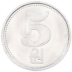 5 вон 2005 года Северная Корея — Фото №1