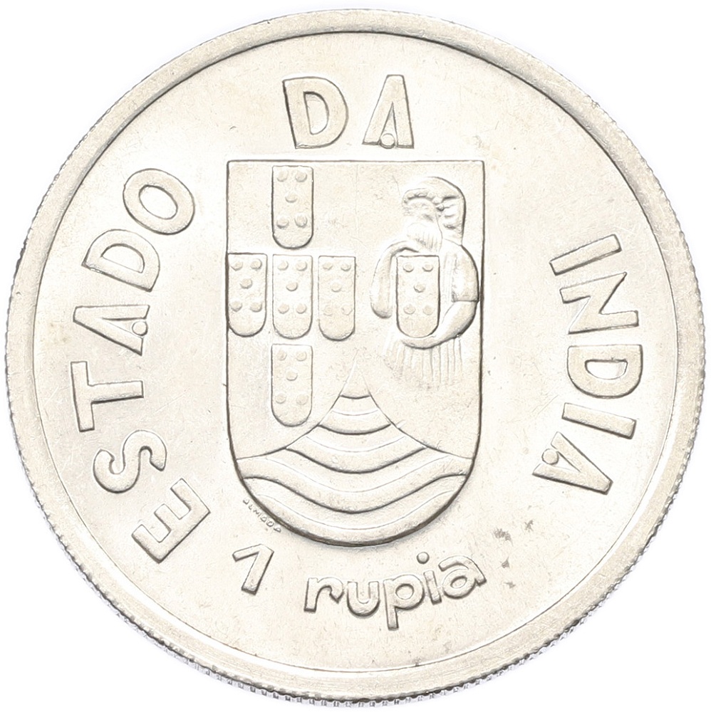 1 рупия 1935 года Португальская Индия — Фото №1