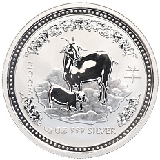 50 центов 2003 года Австралия «Китайский гороскоп — Год козы» — Фото №1