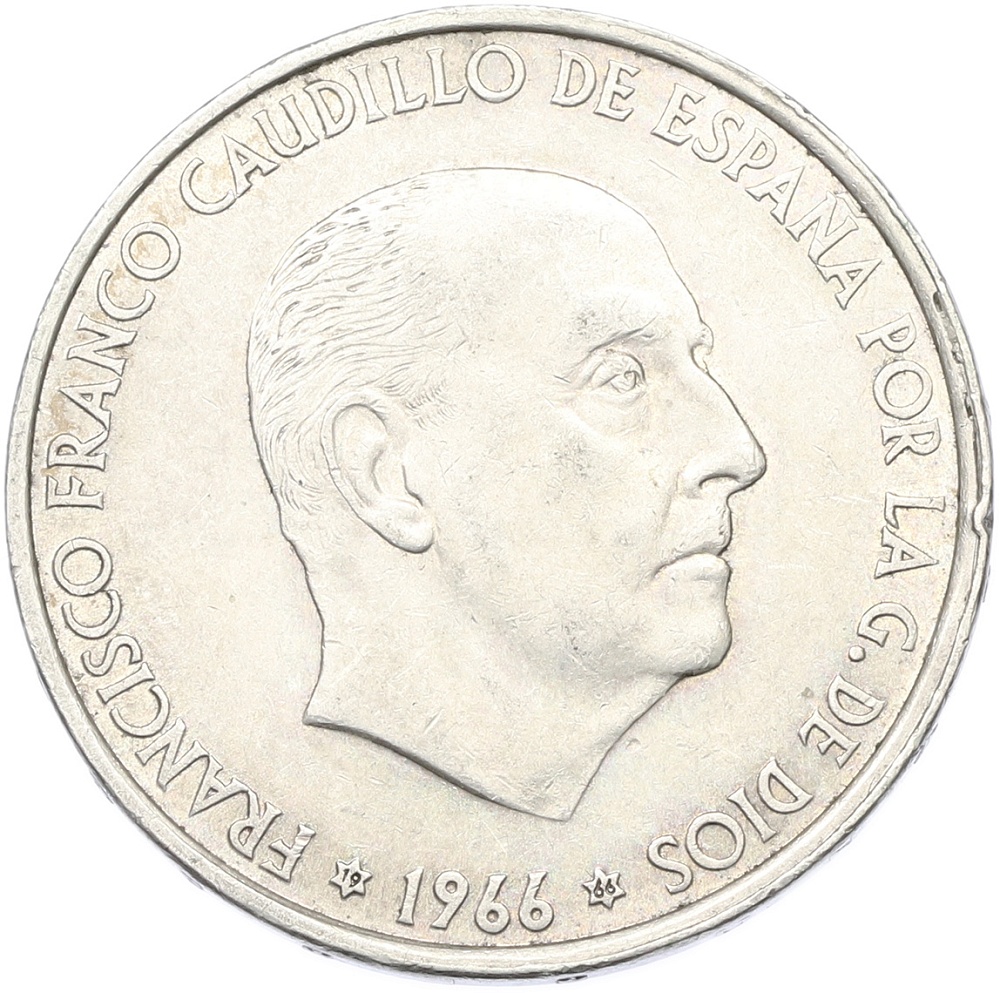 100 песет 1966 года Испания — Фото №1