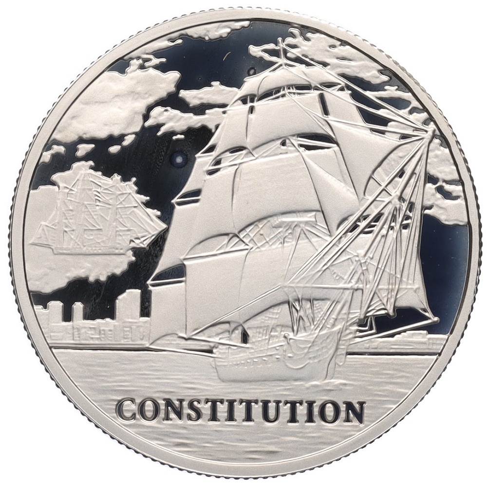 1 рубль 2010 года Белоруссия «Парусные корабли — Конститьюшн» — Фото №1