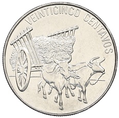 25 сентаво 1991 года Доминиканская республика — Фото №1