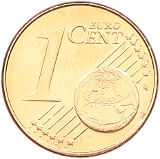 1 евроцент 2002 года Португалия — Фото №2