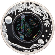 1 доллар 2012 года Австралия «Опал — Коала» — Фото №1